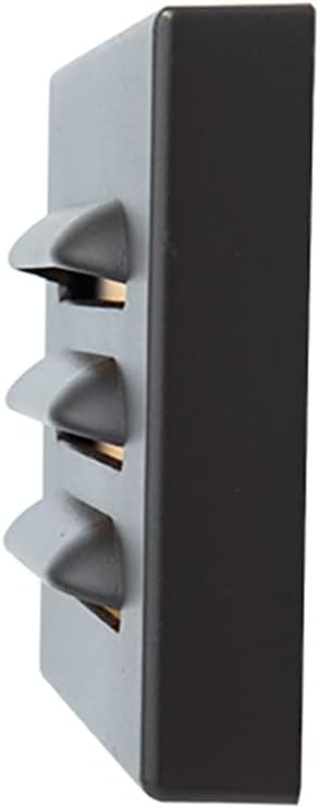 WAC Landscape Lighting 5in 12V LED Horizontal Louvered Surface Mounted Indoor or Outdoor Step Light and Wall Light 2700K Warm Built-in LED in Bronze