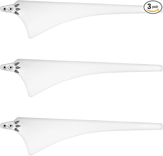 630 mm Delta wing High Strength Carbon Fibers Blade Nylon Fiber Wind Turbine Generator Blade for Horizontal Wind Turbine Generator Windmill Accessories 100w 200w 300w 400w 500w 600w 800W DIY Blades