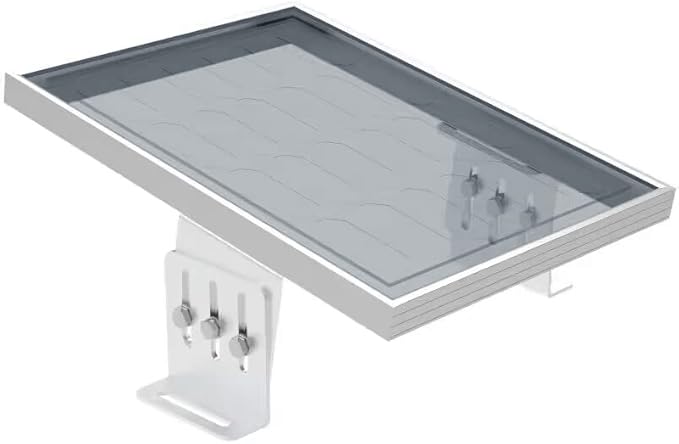 4 Sets Adjustable Solar Panel Tilt Mount Bracket Solar Panel Rack Mount for RV Roof Boat Flexible Length: 4-7 Aluminum Alloy