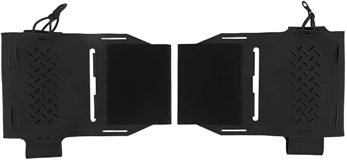 2PCS Tactical Side Packs Nylon Gear Expansion Accessories With Quick-Release &amp Breathable Slots For Team Activities/Tactical Games