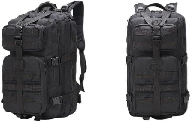 Tactical Assault Bugout Backpack 35L Molle Bag (Black)