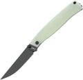 Sanrenmu Folding Knife with Pocket Detachable Clip 3.15 12C27 Steel Blade G10 Handle Foldable Knife 190mm/ 7.48 Full Length Utility 311L for EDC Outdoor Camping Hiking (Green)