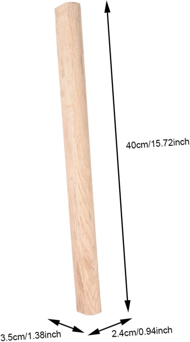 KALLORY 2Pcs Durable Axe Replacement Handles Hatchet Handle for Camping Outdoor Use Comfortable Grip Compatible with Various Axes Essential Axe Accessory