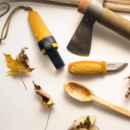 Morakniv Eldris Fixed-Blade Pocket-Sized Knife with Sandvik Stainless Steel Blade Lanyard and Firestarter 2.2-Inch