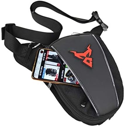 Hebetag Oxford Waist Pack Motorcycle Drop Leg Bag for Men Women Thigh Waist Bum Hip Fanny Belt Bag Cell/Mobile Phone Purse Pouch Outdoor Travel Hiking Cycling Tactical Outdoor Sports Daypack