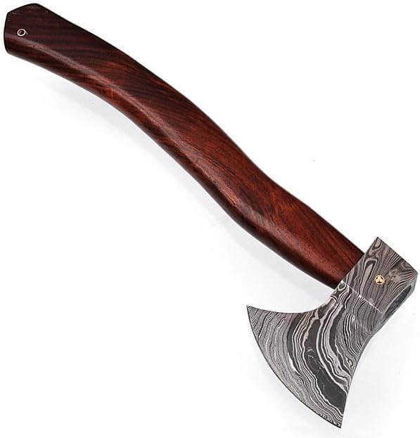 Armory Replicas Icelander’s Saga Functional Damascus Steel Outdoor Axe