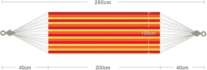 Portable Hammock Portable Outdoor Camping Hammock Thick sail Single Hammock Slope flip Indoor Home for Backpacking Beach