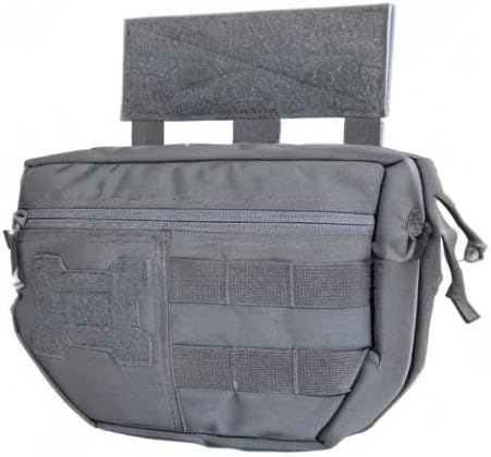 EXCELLENT ELITE SPANKER Tactical Drop Dump Pouch Molle Tool Pouch with Hook &amp Loop Carrying Kit Bag for Tactical Vest Chest Rig