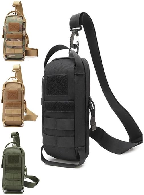 Outdoor Sports Multi functional Cycling Mountaineering Storage Men's Chest Bag (GREEN)