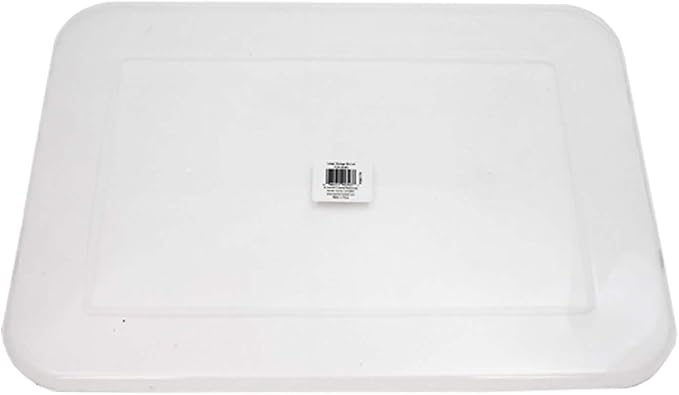Teacher Created Resources TCR20343-6 Plastic Storage Bin Lid Large Clear Pack of 6