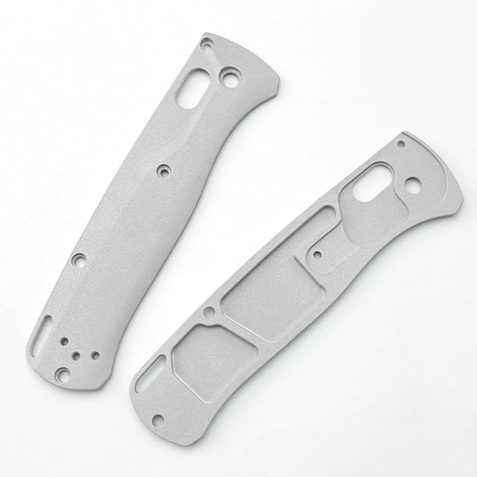 1Pair Scales Handle Fits for Benchmade Bugout 535 CNC Aluminum Alloy Rust Resistant Handle Patch Replacement