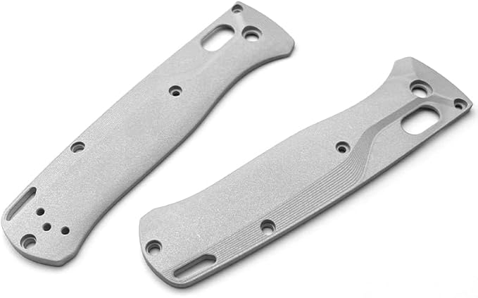 1Pair Scales Handle Fits for Benchmade Bugout 535 CNC Aluminum Alloy Rust Resistant Handle Patch Replacement
