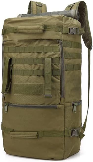Outdoor Sports Pack Hiking Bag Tactical Rucksack Camo Knapsack Combat Camouflage Tactical Molle 60L Backpack
