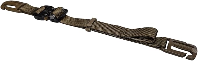 Hank's Surplus Made in USA Replacement Backpack MOLLE Sternum Chest Strap with Cobra Buckle (Coyote Brown)