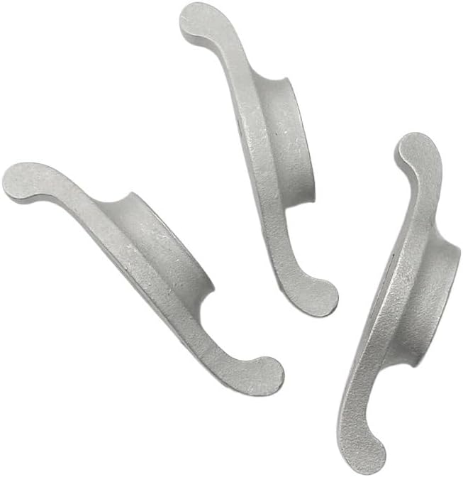 3 Pieces Casting Knife Finger Guard Protectors Stainless Steel Bolster Pommel Replacements