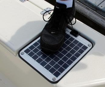 Marine Solar Panel Battery Charger Now 10.0 Watt. Solar maintainer for 1 Lead Acid Battery.