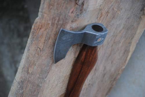 Axe Damascus Steel 13 Rose Wood Handle Axe/Hand Forged Woodsman Axe