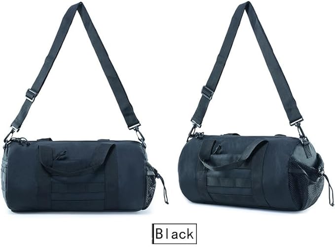 Outdoor fishing Camping Large Duffle Bag Backpack Tactical Field Gear Equipment (Khaki)