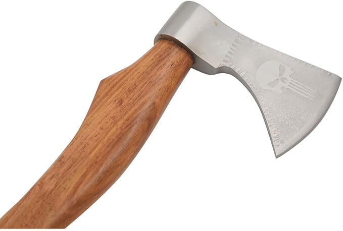 Medieval Warrior Custom Handforged Handmade Tomahawk Viking Tomahawk Axe-Camping Axe-Hunting Axe. (Skull)