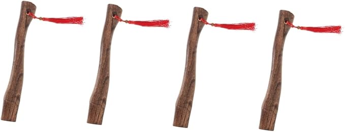DOITOOL 4pcs Wooden Axe Handle Replacement Ergonomic Design for Camping Outdoor Use Sturdy Material for Cutting Firewood Logs Branches