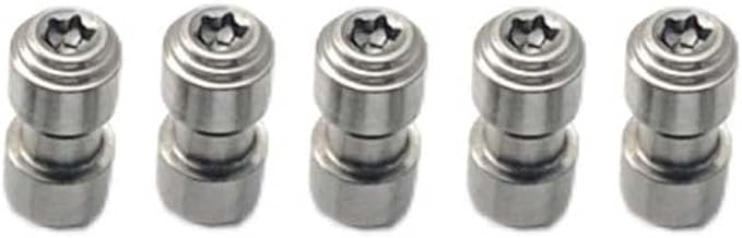 5 Sets Custom Raw Thumb Stud Fits for Cold Steel Recon1 Voyager Titanium Push Nail Screw DIY Replacement Accessory