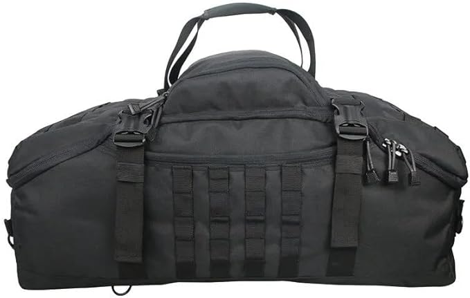 60L 80L Camping Backpacks Men Tactical Backpack Hiking Travel Climbing Rucksack Sports Gym Duffel Bag(L Black)