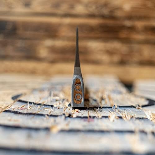 Jack of Clubs World Axe Throwing League Premium Competition Throwing Axe - WATL Hatchet With Round Hickory Wooden Handle