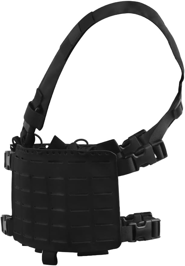 WoSporT Tactical Chest PackPlacard Split Front Chest Rig MOLLE System Magazine Pouch