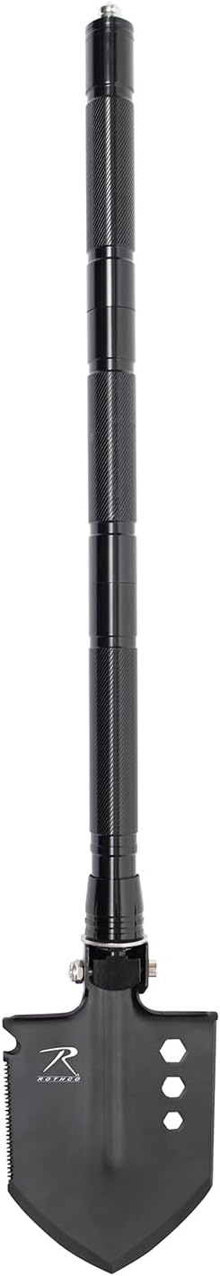 Rothco 8-1 Multi-Tool Survival Shovel Portable Camping Shovel Tactical Entrenching Tool Stainless Steel