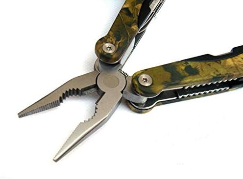 Jwn Multi-function Pliers Compact Sport Folding Multitool Pliers with Knife Saw Opener Screwdriver Outdoor Tools
