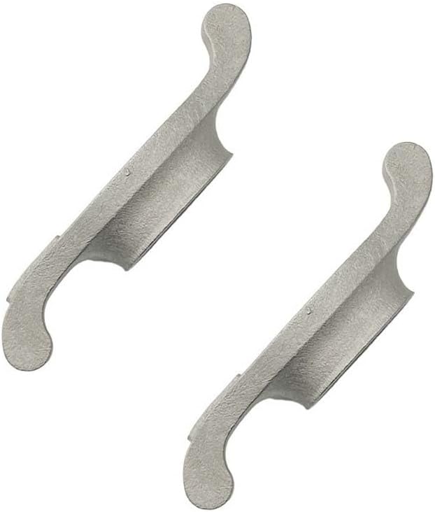 2PCS Knife Finger Guard Protectors Casting Steel Bolster Pommel DIY Making Accessory