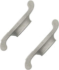 2PCS Knife Finger Guard Protectors Casting Steel Bolster Pommel DIY Making Accessory