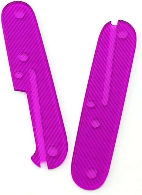 1 Pair Acrylic Scales Handle Fits for 91MM Custom Handle Patch DIY Making Accessory