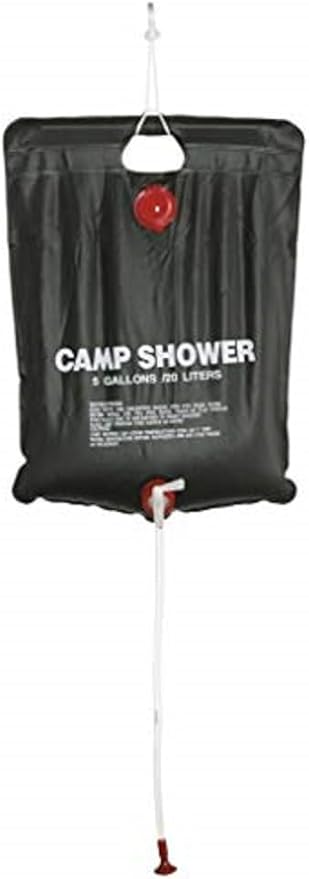 Ferrino Hanging Solar Shower Black 20 litres