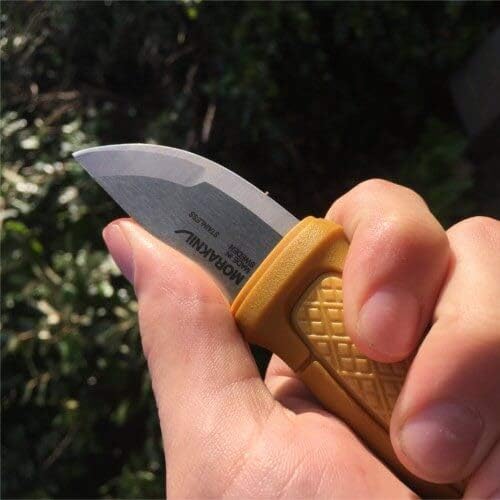 Morakniv Eldris Fixed-Blade Pocket-Sized Knife with Sandvik Stainless Steel Blade Lanyard and Firestarter 2.2-Inch