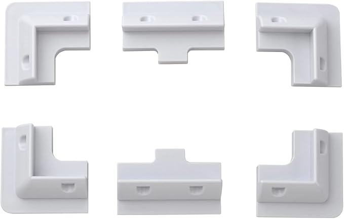 Spartan Power ABS Drill Free Solar Panel Mount 6 Piece (White) Great for RV's Vans Trailers Buses Skoolies Boats