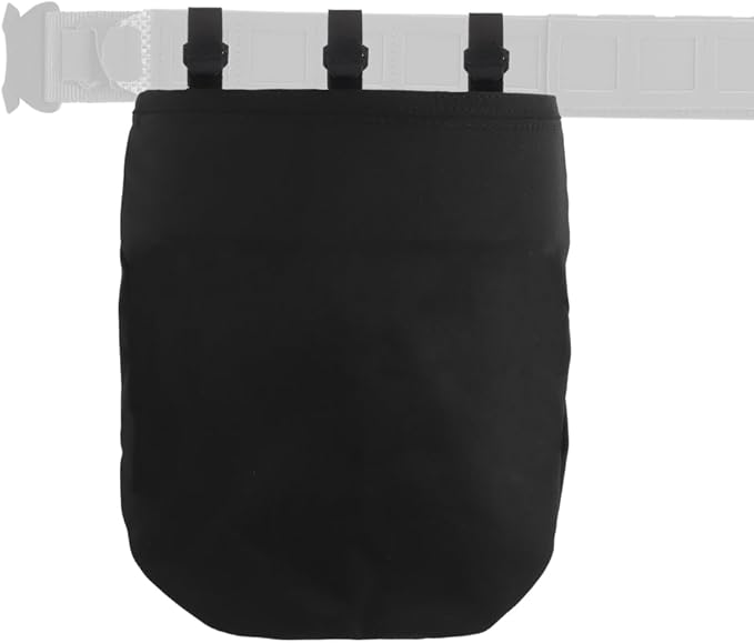 Tactical Belt Roll up Dump Pouch Foldable Tool Bag Pack for Airsoft Hiking Mag Pouch Accessory