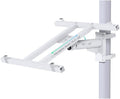 LINOVISION Pole Mount Bracket for Solar Panel 50W to 150W Solid Galvanized Steel Structure and Adjustable Tilt Angle