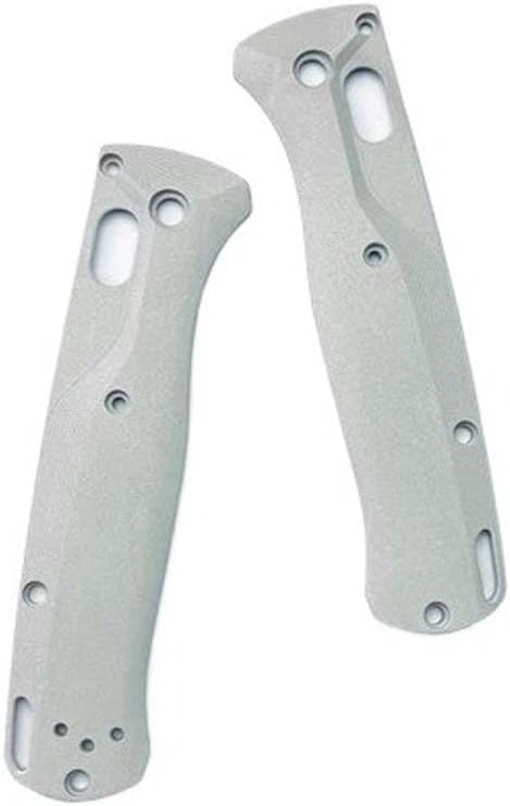 1 Pair Custom Aluminum Scales Handle Fits for Bugout 535 DIY Making Accessory(Gray)