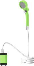 Portable Camping Shower Pump for Traveling: Water Pump with 6000mA Rechargeable Battery &amp Bucket for Family Camping Trip