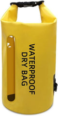 Dry Bag Waterproof Floating PVC Waterproof Bag Roll Top 2L/5L/10L/15L/20L Dry Bag Kayak Storage for Kayaking Boating Rafting Swimming Hiking Camping Travel Beach
