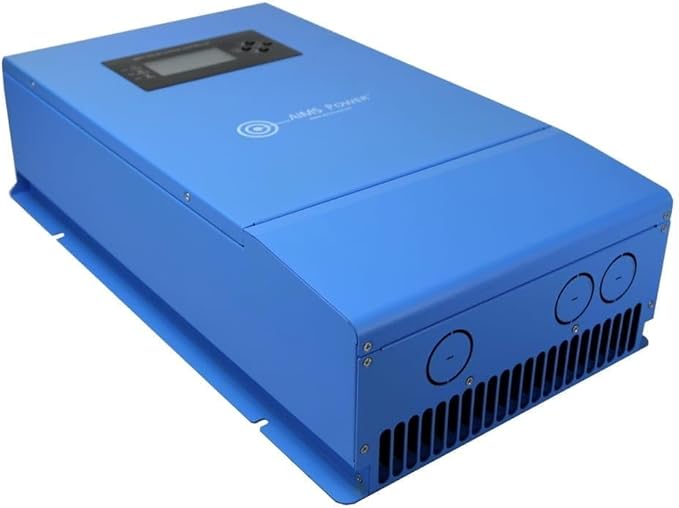 AIMS Power SCC80AMPPT 80 Amp MPPT Solar Charge Controller Charges 12 24 36 and 48 Volt Solar Systems 4 Stage Charging Battery Type Selector Stackable Over Temp Protection