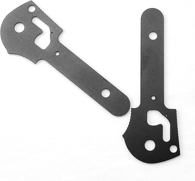 1 Pair Stainless Liner Fits for Griptilian 551 Plastic Version CNC Liner DIY Replacement Accessory