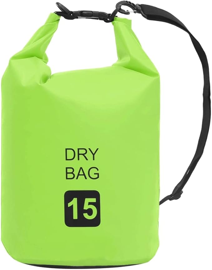 SKM Dry Bag Green 4 gal PVCGreen (Weight 0.79KG)