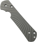 1PC Titanium Scales Fits for Chris Reeve Large Sebenza 21 Pocket Knife Custom Sandblasting Handle Patch DIY Accessory