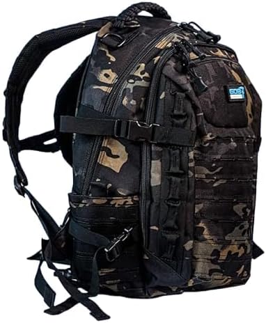GODFATHER OF BODYBUILDING Flagship Backpack by Charles Glass - The Ultimate Multi-Functional Gym &amp Adventure Bag Large Camouflage