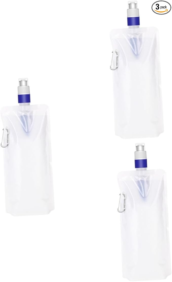 Yardwe 3pcs Portable Water Bag Compact Water Filter Bag for Hiking Camping and Daily Use Leak Design for Easy Storage and Transport Outdoor Hydration