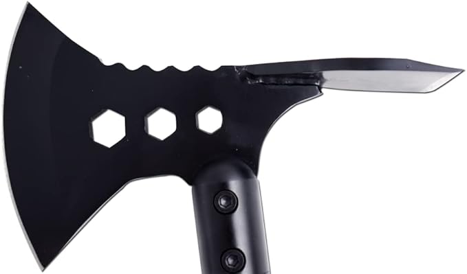 Snake Eye Tactical Portable Stainless Survival Axe | Backpacking Folding Camping Axe Multi-Tool Hatchet Shovel with Sheath| Survival Gear Kit for Hunting | Hiking and Emergency