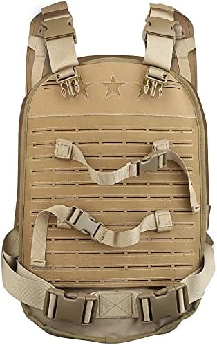 Tactical Backpack and Vest Dual-Use Integrated Large-Capacity Molle Webbing Backpack Outdoor Travel Backpack