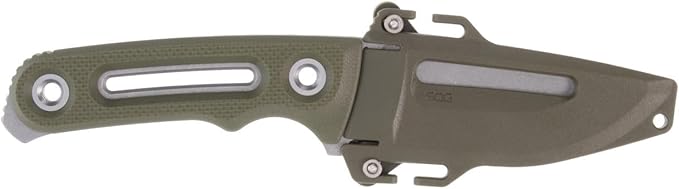 SOG Provider FX Outdoor Fixed Blade Knife for Hunters &amp Campers | 3.75 154CM Stonewashed Steel Blade | Removable G10 Handles